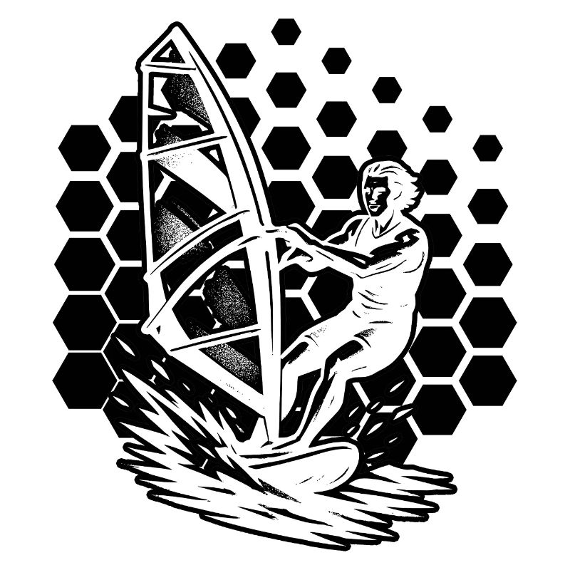 Klare Windsurfing Botschaft