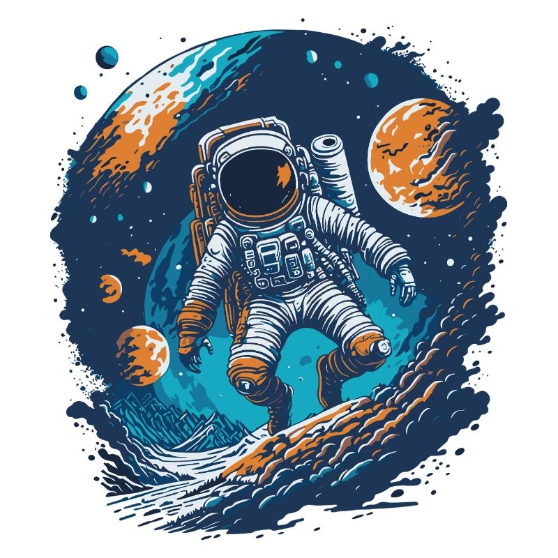 Astronaute dans l’espace