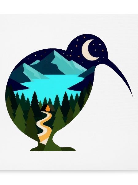 Kiwi Nachtlandschaft