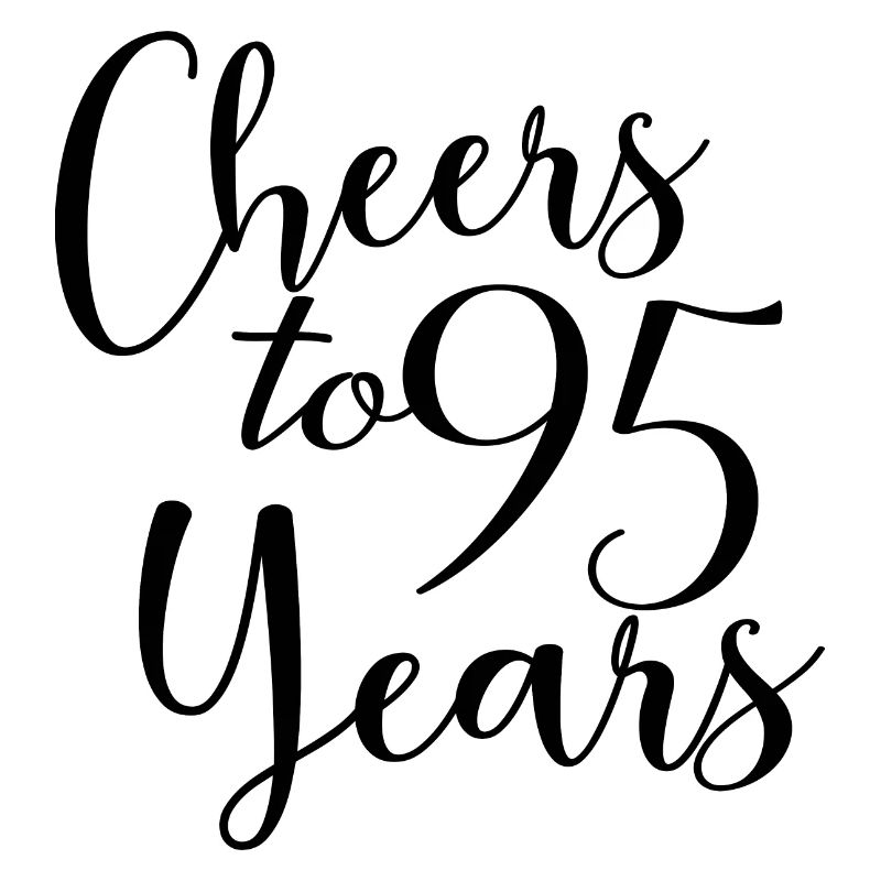 Vive le 95e anniversaire de 95 ans