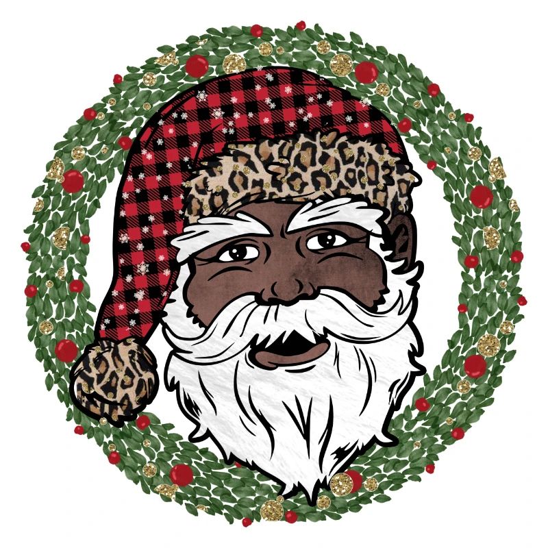 Weihnachtsmann Schwarzer Weihnachtsmann