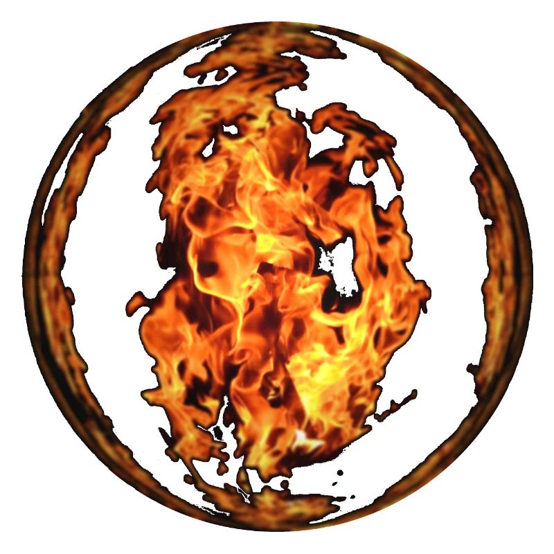 Feuer Glaskugel