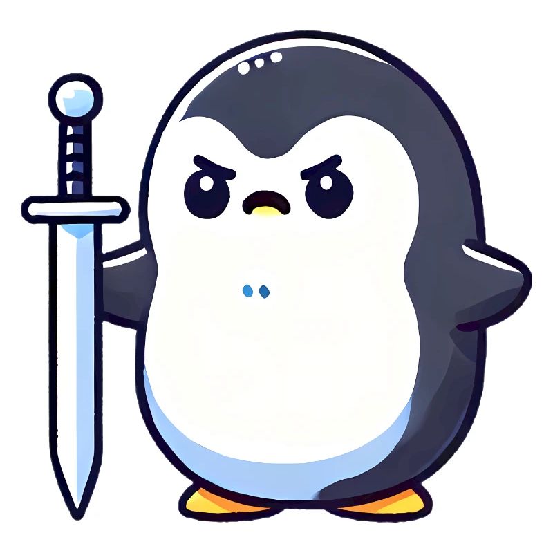 Tiny Penguin Warrior