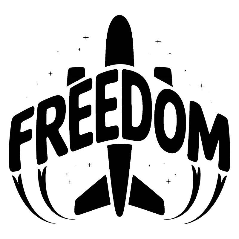 Freedom - Cooles Urlaubspiktogramm