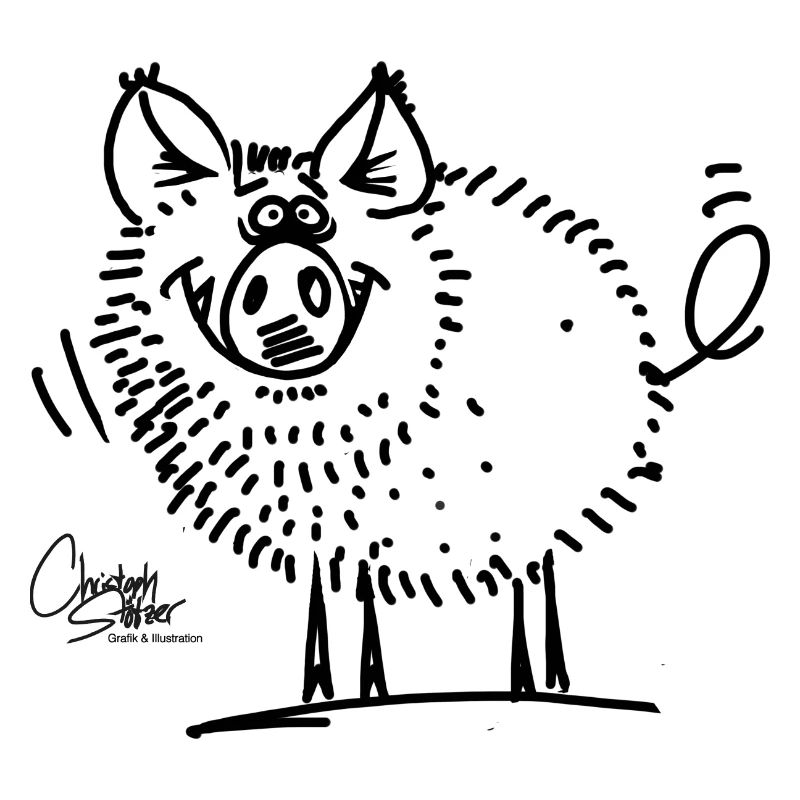 Lustiges Schwein