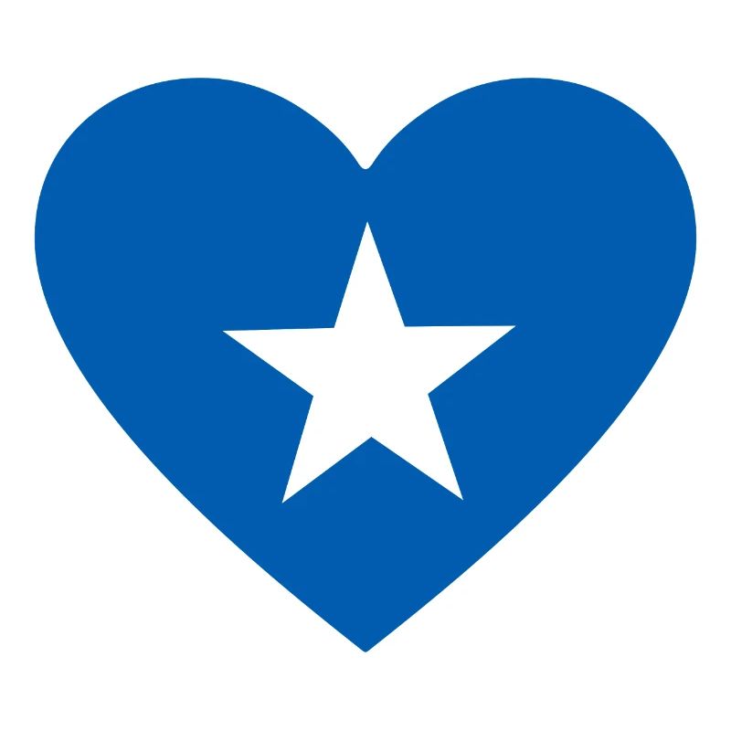 Somalia Flagge Herz