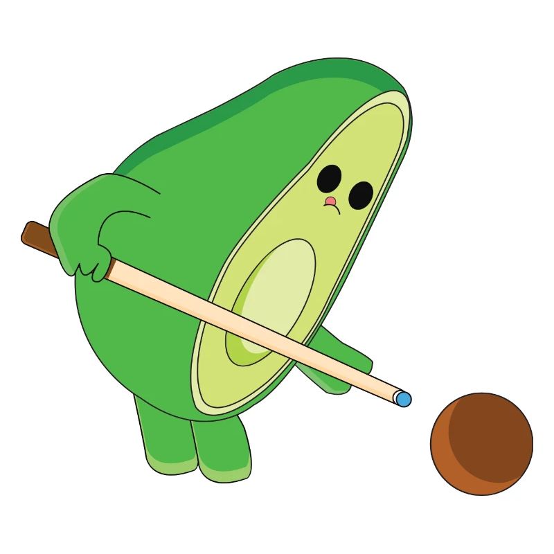 Anwalt spielt Billard