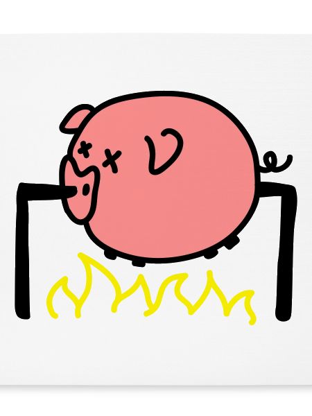 Schwein Grillen