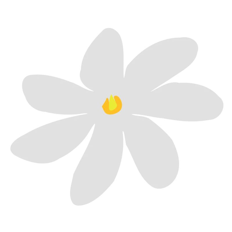 Tahitian Tiare-Blume Emblem