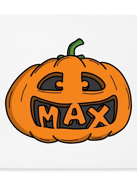 Max Halloween Kürbis