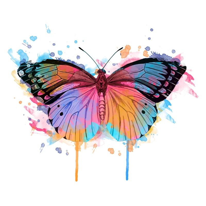 Schmetterling mit Verlauf