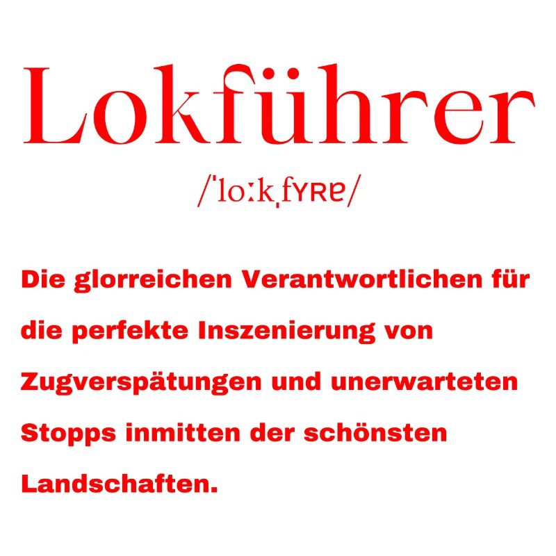 Lokführer Definition