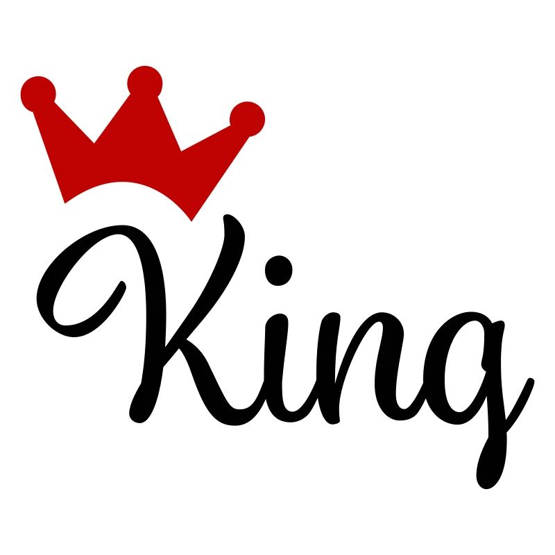King mit Krone