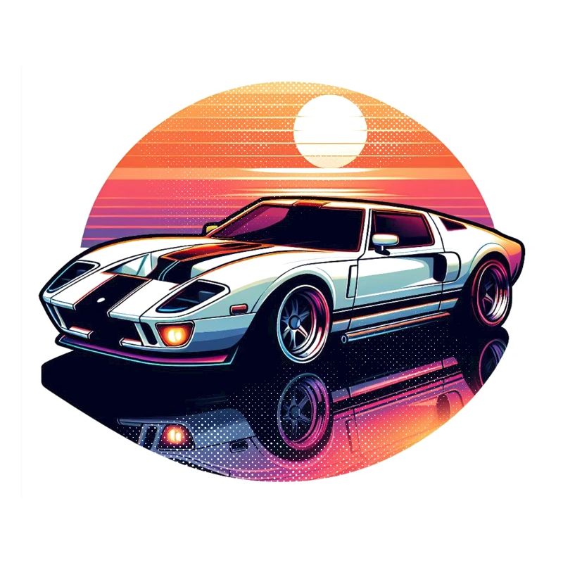 Oldtimer Sonnenuntergang