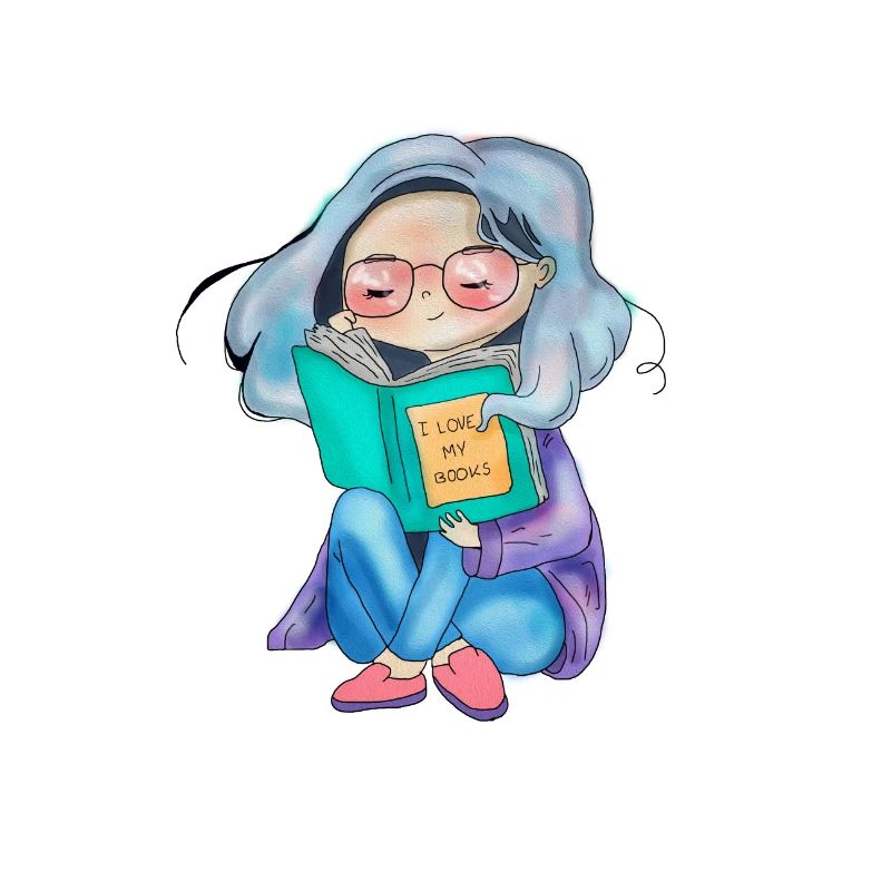 Ich lese Bücher