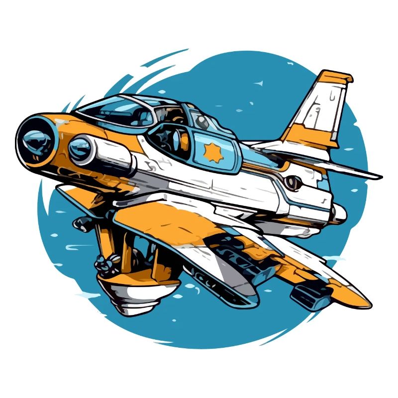 Wütendes Vulkanflugzeug