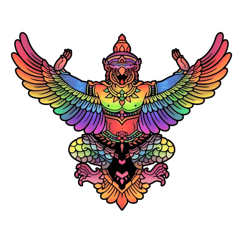 Garuda Regenbogen Indonesien