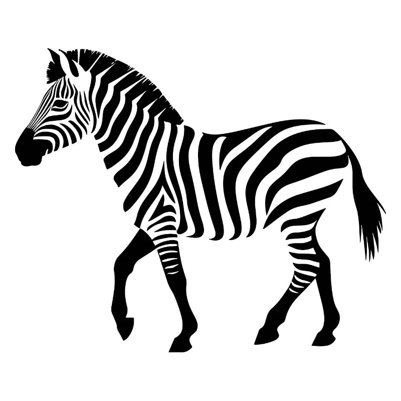 zebra silhouette