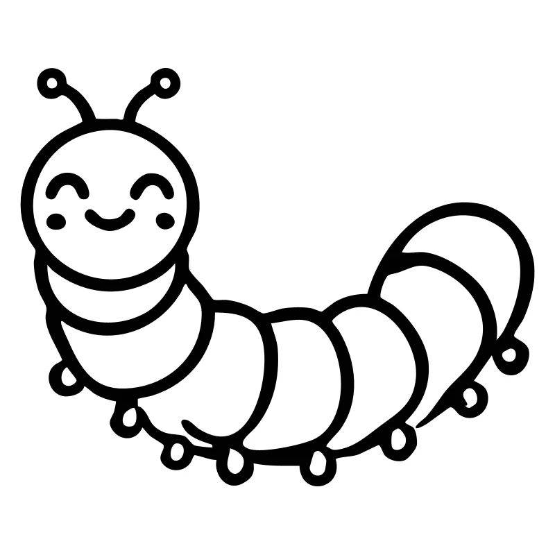 Rups Vlinder Worm