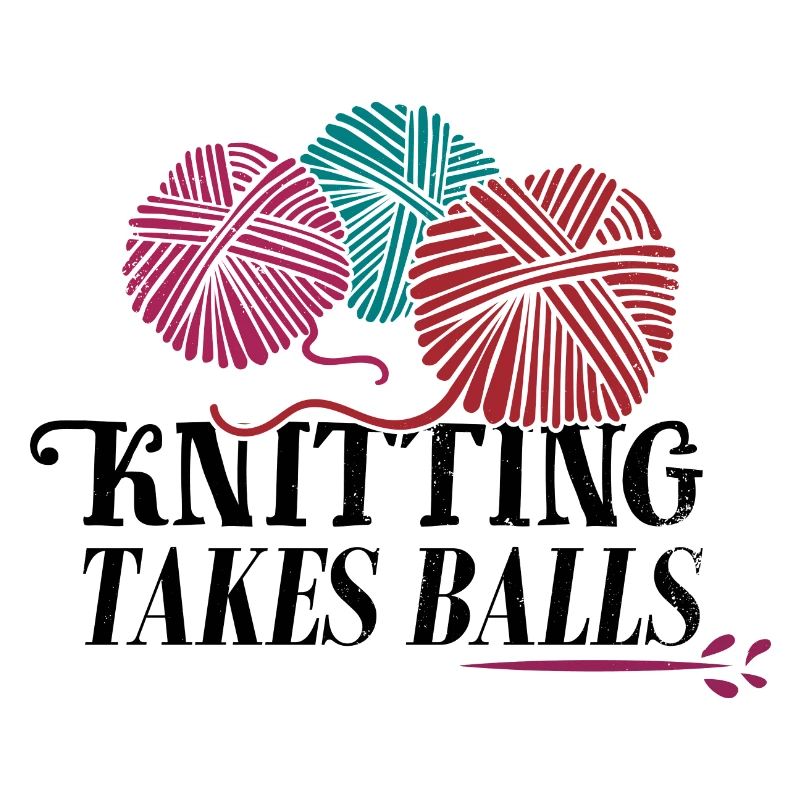 Knitting take balls