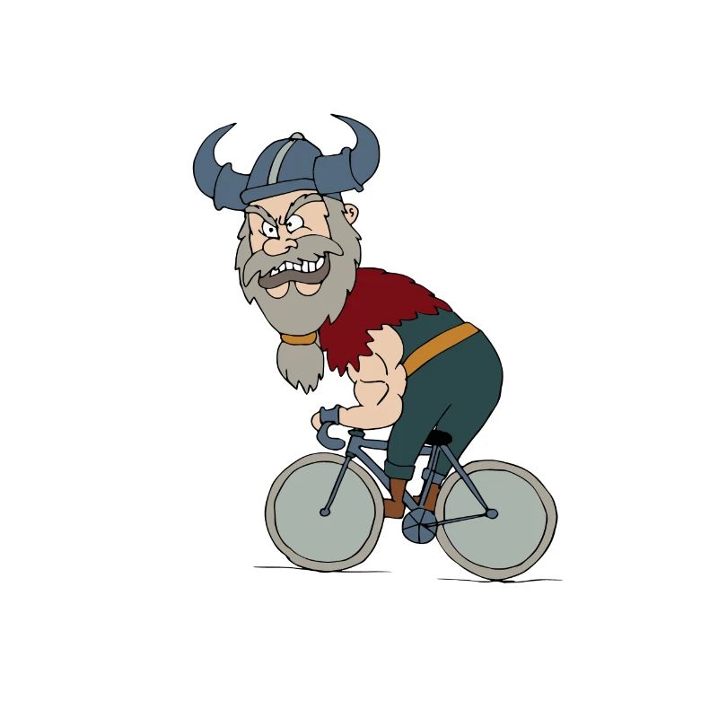 Wikinger Radfahrer