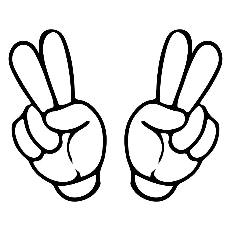 hands peace comic