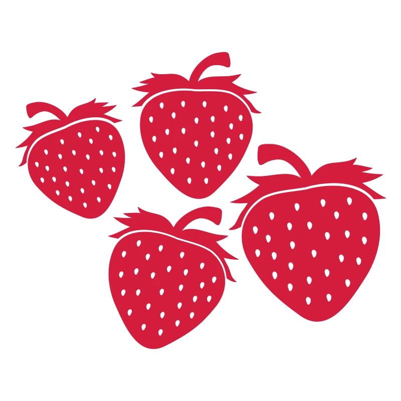 Erdbeeren Muster Design