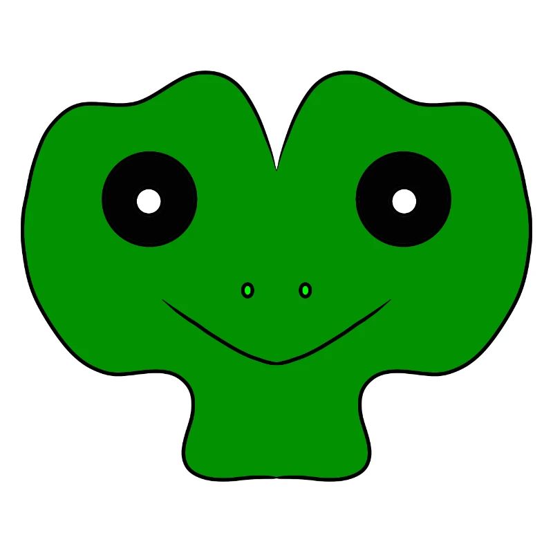 Lustiges Froschgesicht