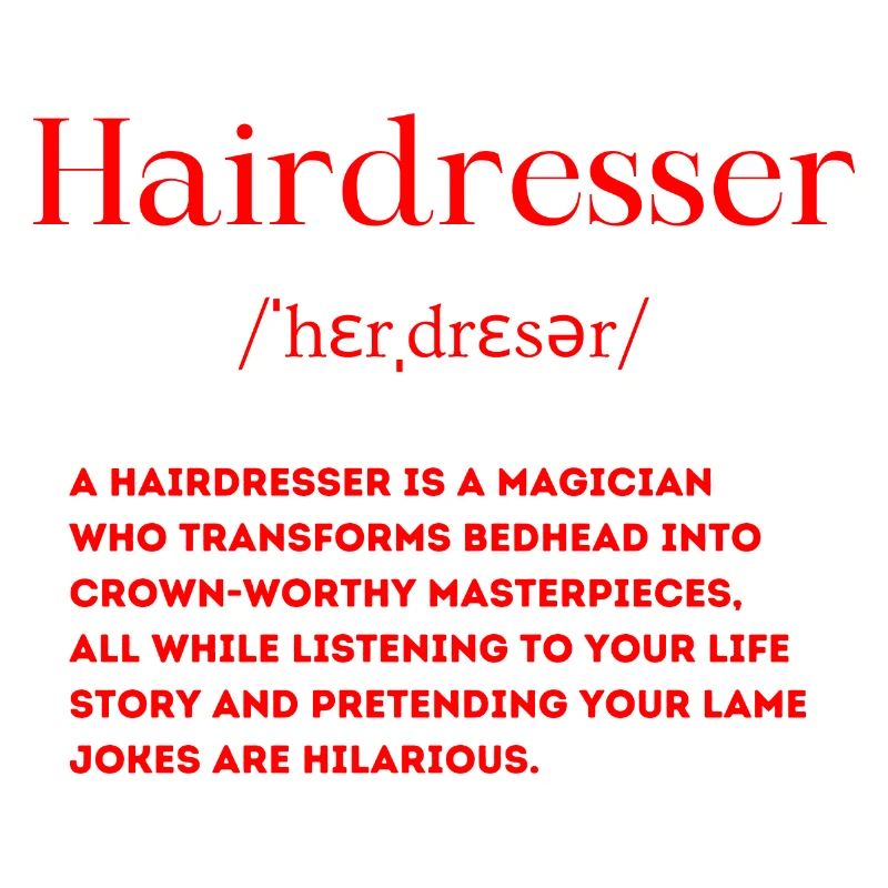 Friseur Definition Englisch