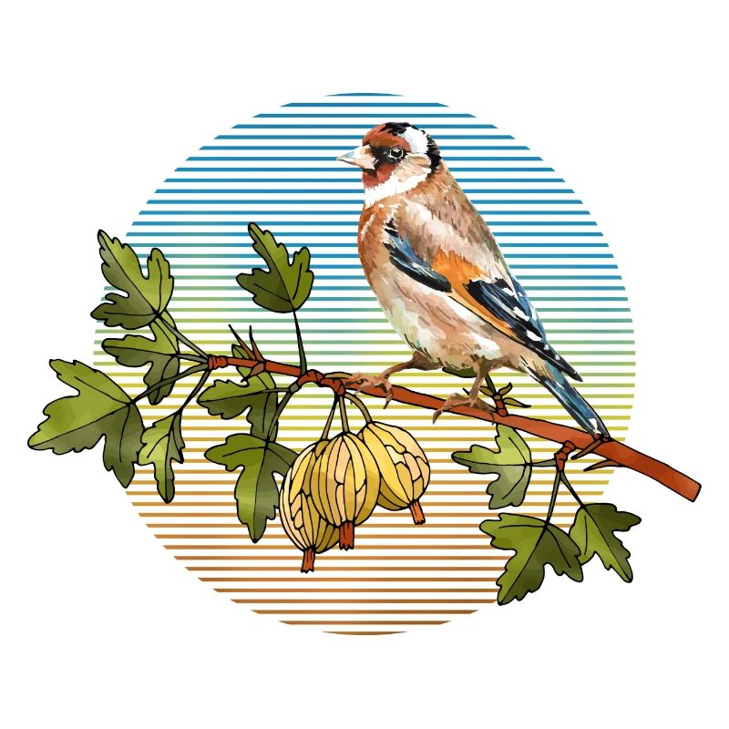 Bunter Vogel
