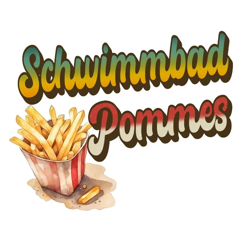 Schwimmbad Pommes