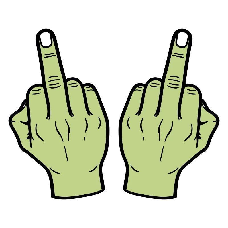 Mittelfinger Hand