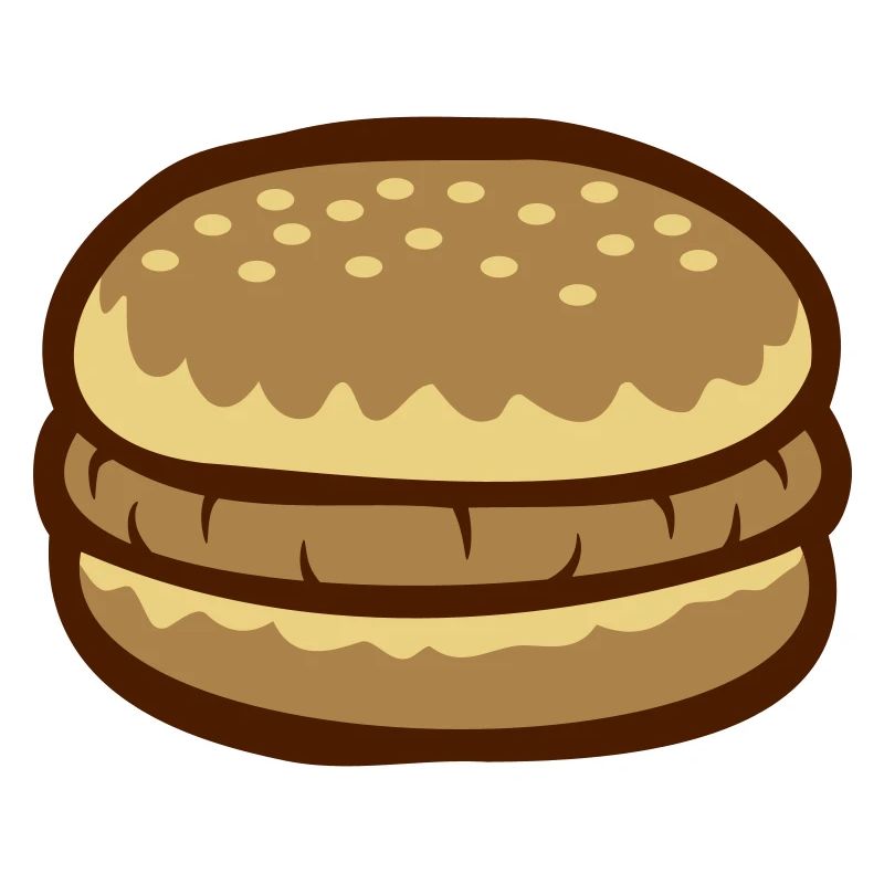 Burger Comic Cheeseburger