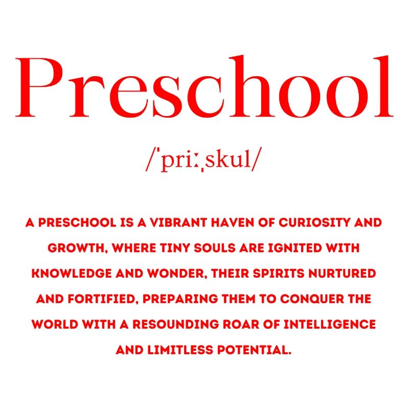 Vorschule Definition