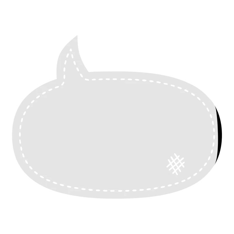 speech balloon patch