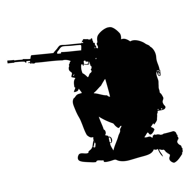 soldat zielend