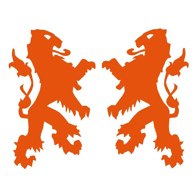 twee leeuwen