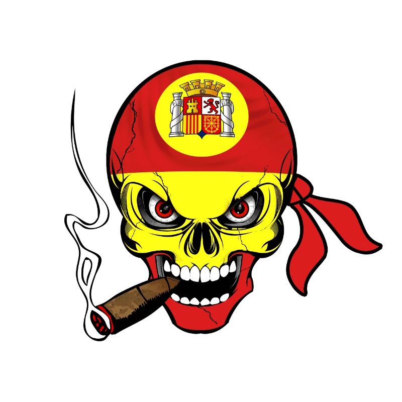 spanien Schädel