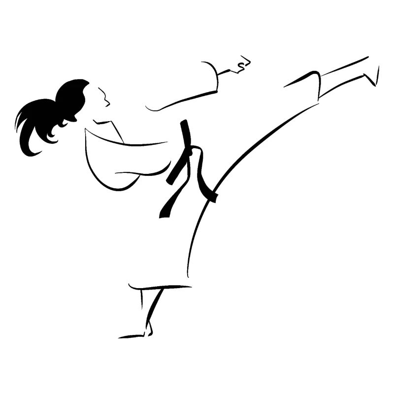 Karateka Mawashi Geri