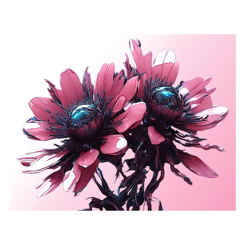 Cyberpunk-Blumen