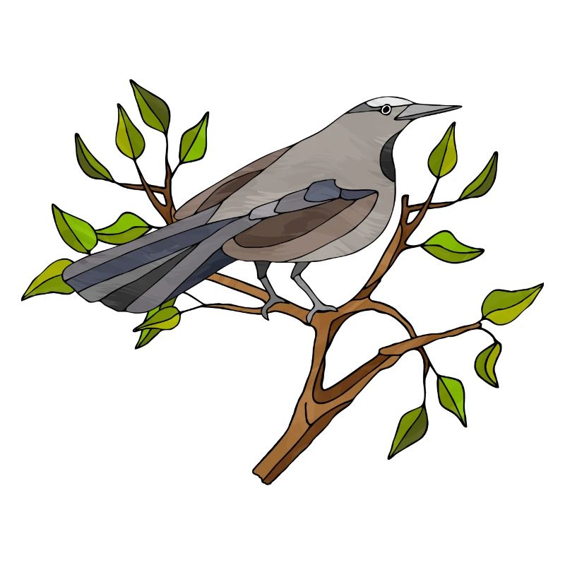Bunter Vogel