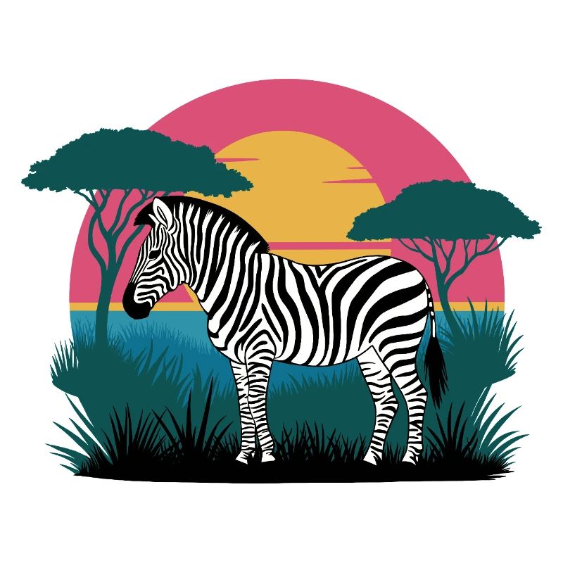 Sunset Zebra