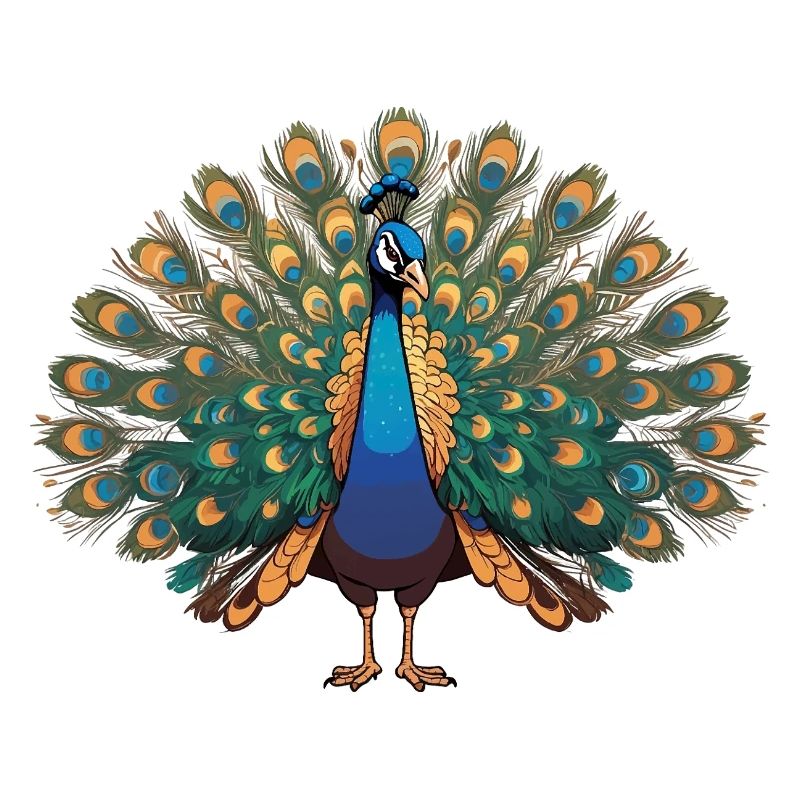 Pfau - Vogel Sticker