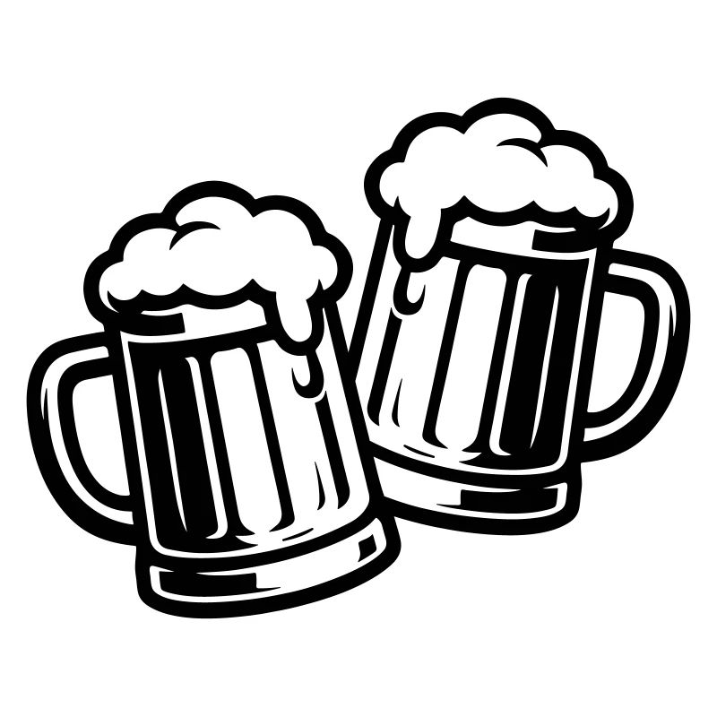 Beer toasting beer mug drinking