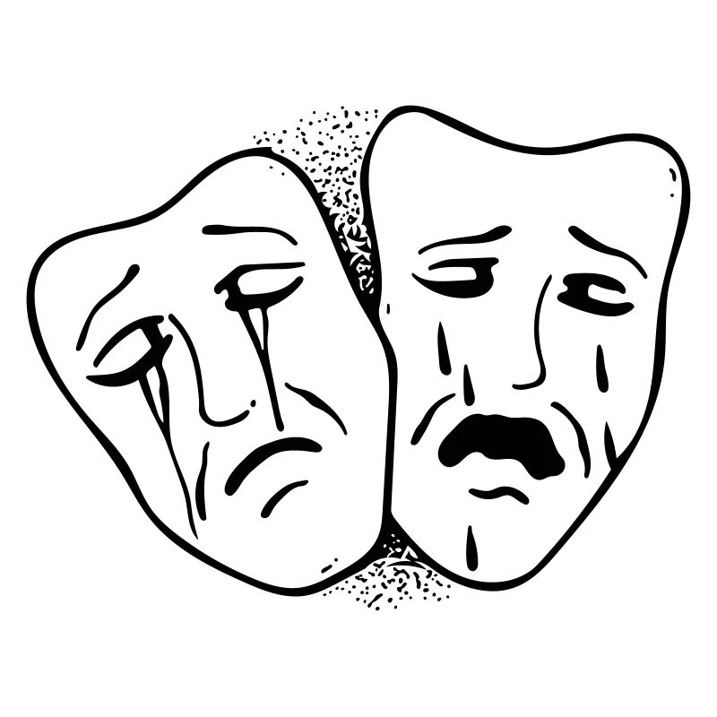 Trauer hinter Masken