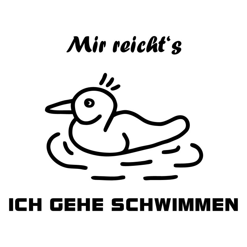 Ente schwimmen