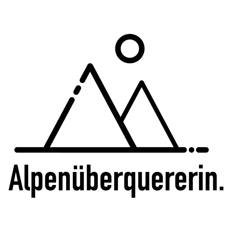 Alpenüberquererin