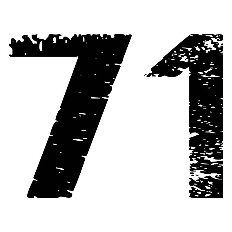 71 Zahl Trikot