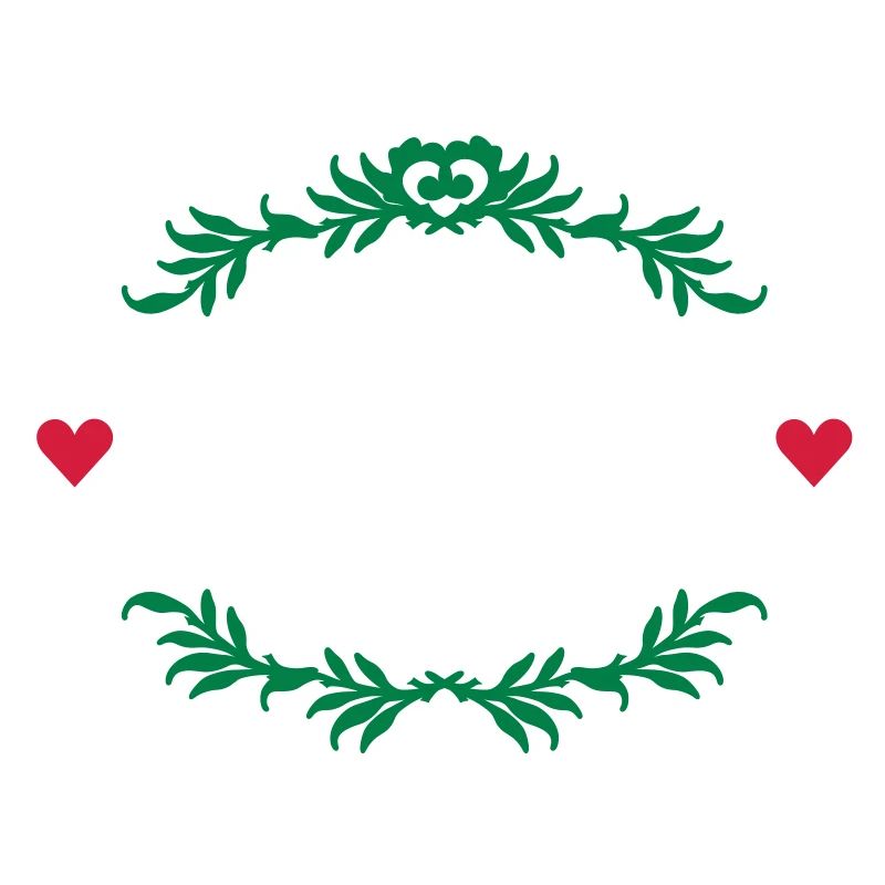 cadre de thym avec des coeurs / cadre de thym