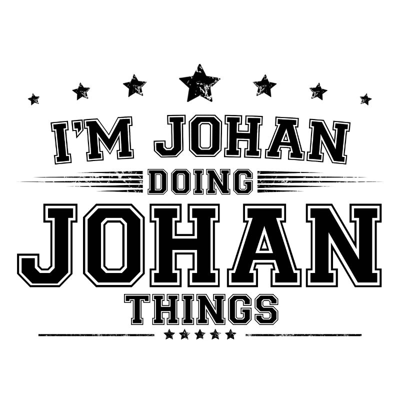 Ich bin Johan, der Johan Dinge macht